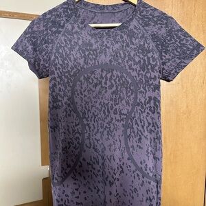 lululemon athletica Purple Patterned Women's Top
